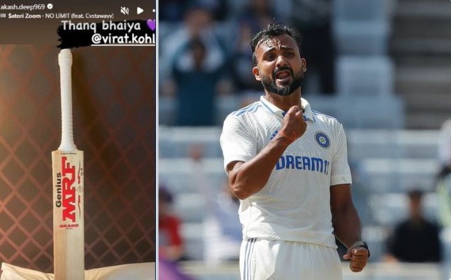 “He came to me and asked ‘Do you want a bat’” – Akash Deep narrated a funny story related to Virat