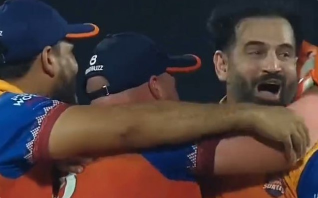 VIDEO: Irfan's magic worked in LLC, defended 12 runs in the last over, gave the team a thrilling victory