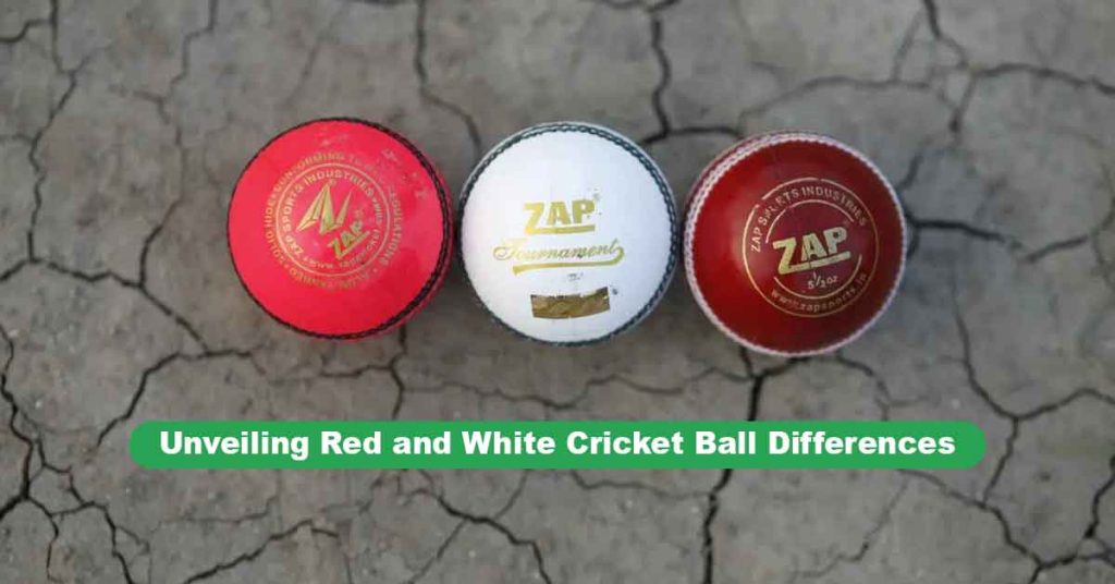 Red and White Cricket Ball