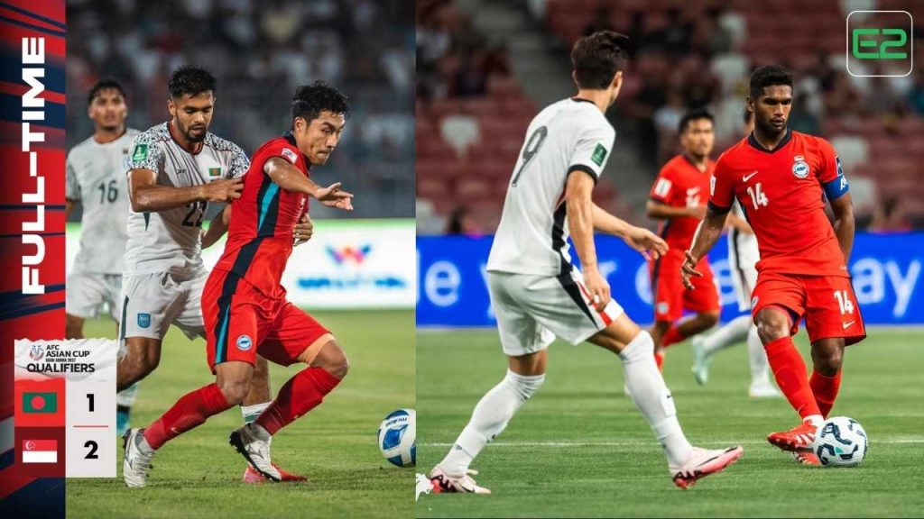 Bangladesh’s Narrow 2-1 Loss to Singapore in AFC Qualifiers Match