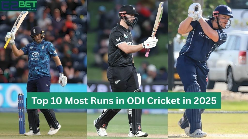 Most Runs in ODI Cricket in 2025
