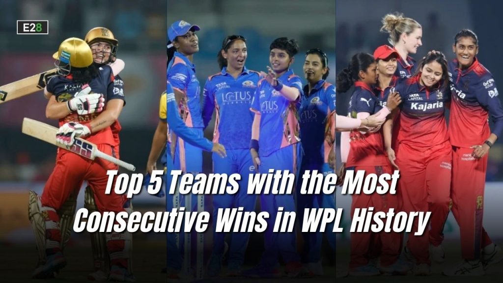 Most Consecutive Wins in WPL