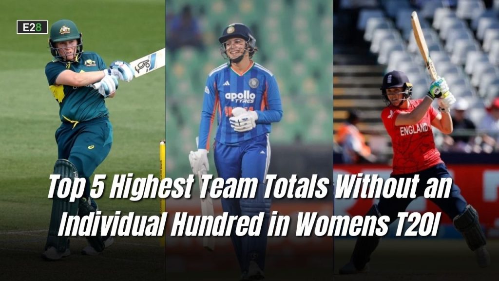 Highest Team Totals Without an Individual Hundred in Womens T20I